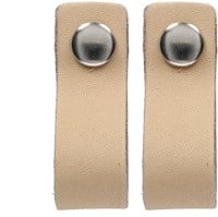Durable Leather Label Blank (2 pieces) 001 Light Brown-2