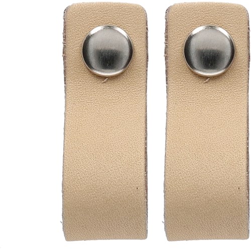 Durable Leather Label Blank (2 pieces) 001 Light Brown-2