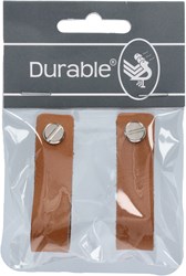 Durable Leather Label Blank with Screw (2 pieces)