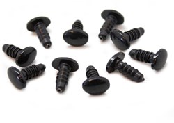 Safety Eyes Oval Black 5 Pairs