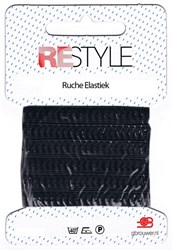Restyle Shirring Elastic 2m/10mm Black