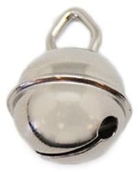 Cat Bell 15 mm Silver