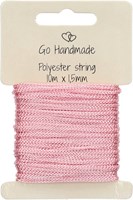 Go Handmade Polyester Cord 4 Pink
