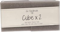 Go Handmade Memory Foam Cube 8 x 8 cm (2 pieces)