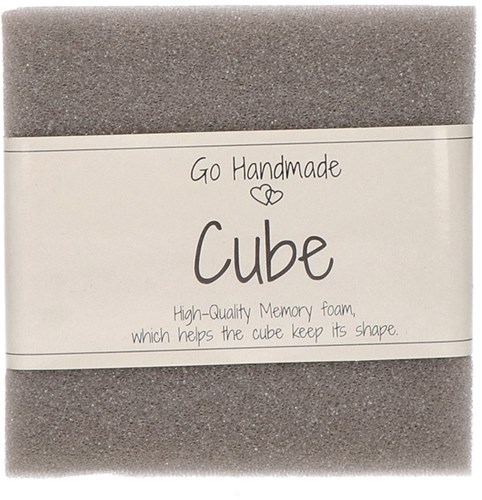 Go Handmade Memory Foam Cube 10 x 10 cm