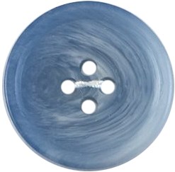Milward Marble Button Matte Blue - Yarnplaza.com
