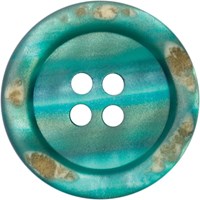 Milward Shiny Button Turquoise 22mm (3 pieces)-2