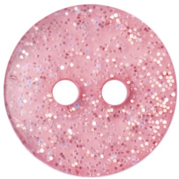 Milward Button Light Pink Glitter 12mm (5 pieces)-2