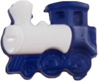 Milward Button Train Blue/White 17mm (3 pieces)-2