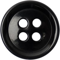 Milward Button Shiny Dark Blue 14mm (6 pieces)-2