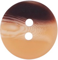 Milward Button Matte Brown/Beige 22mm (2 pieces)-2