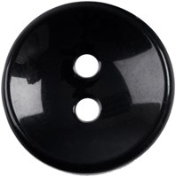 Milward Round Shiny Black Button 20mm (3 pieces)-2