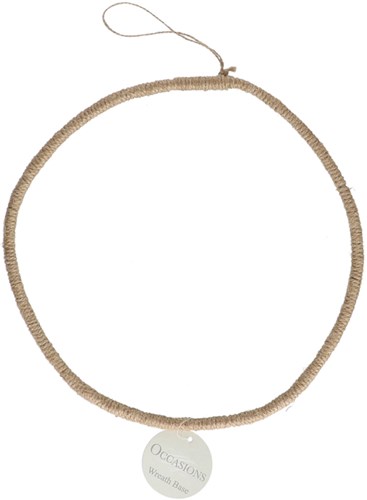Macramé Wreath Base Jute 25 cm