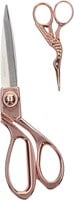 Milward Set Fabric Scissors (20cm) & Embroidery Scissors (9.5cm) Rosé Gold
