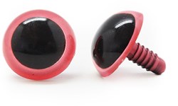 Plastic safety eyes basic 007 Pink