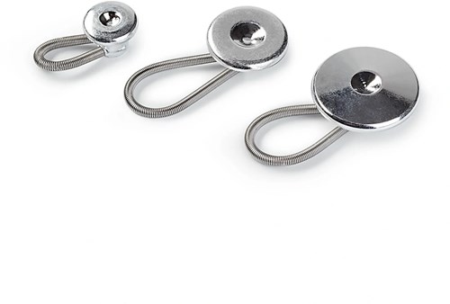 Prym Flexi Buttons with Loop Silver 19 mm-2