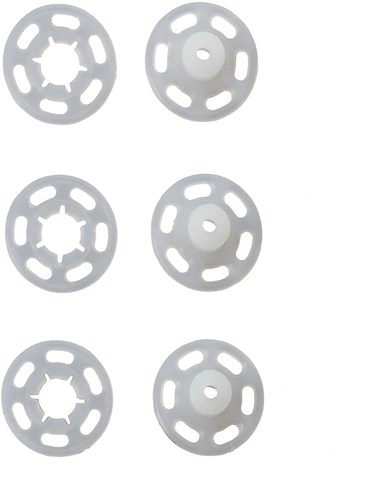 Prym Sew-On Snap Fasteners Round Transparent 7 mm-2