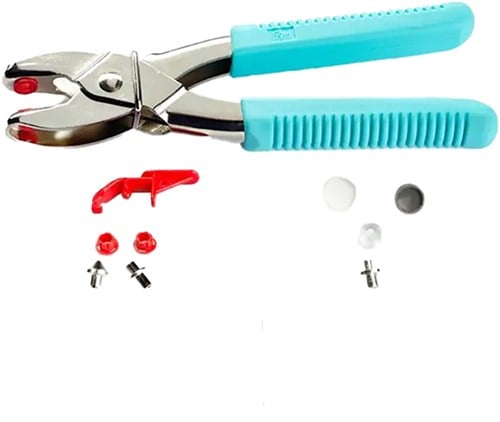 Prym Love Vario Pliers + Color Snaps Tool Set Mint-2