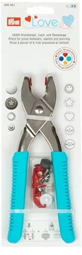 Prym Love Vario Pliers + Color Snaps Tool Set Mint