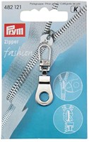 Prym Fashion Zipper Puller Ring 01 Silver