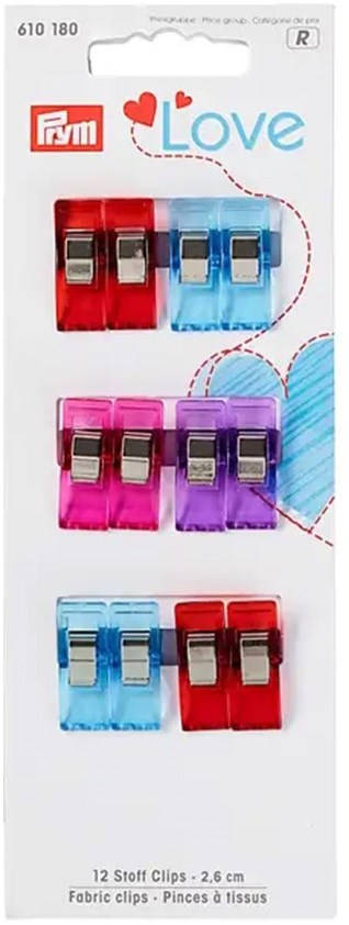 Prym Love Fabric Clips 2.6 cm 