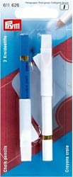 Prym Chalk Pencils with Brush White/Blue