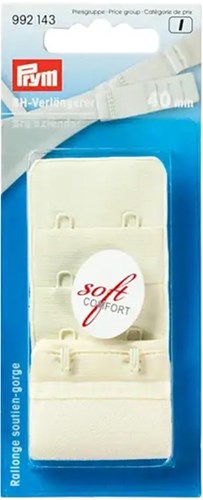 Prym Bra Extender 40 mm 3 x 2 Hooks Champagne