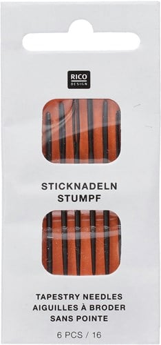 Rico Embroidery Needles Nr. 16 (Blunt Point)