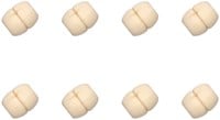 Rico Macramé Wooden Beads 19x22mm Natural - 8 pieces