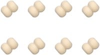 Rico Macramé Wooden Beads 17x22mm Natural - 8 pieces