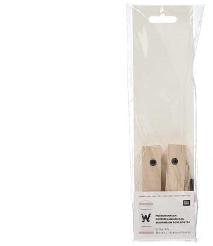 Rico Poster Hanger Wood 10 cm