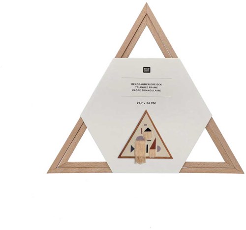 Rico Triangular Embroidery Frame 27.5 x 24 cm