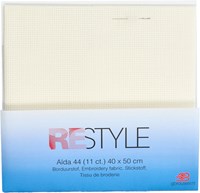 Restyle Embroidery Fabric Aida 44 (11 ct.) 087 Off-white-2