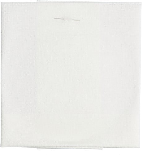 Restyle Set Embroidery Fabric Evenweave (28 ct.) incl. Embroidery Hoops 087 Off-white-3