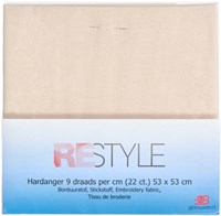 Restyle Embroidery Fabric Hardanger 9 threads per cm (22 ct.) 087 Beige-2