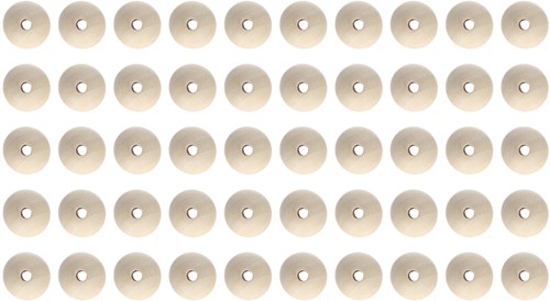 Trimits Wooden Beads 30 mm (50 pieces)-3