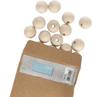 Trimits Wooden Beads 30 mm (50 pieces)