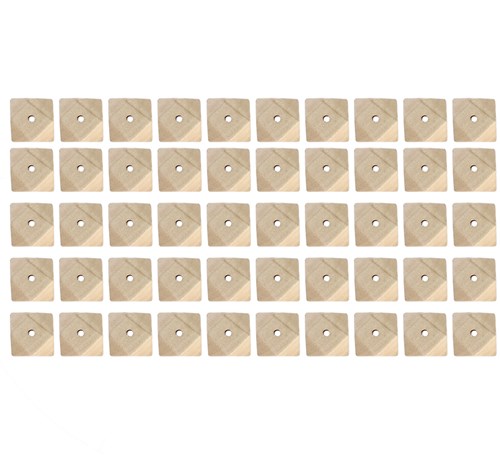 Trimits Wooden Geo Beads 30 mm (50 pieces)-3