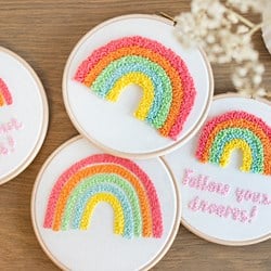 Yarnplaza Rainbow Punch Needle Kit
