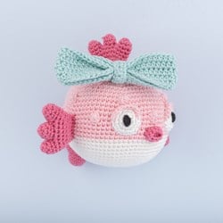 Yarn and Colors Freckles the Puffer Fish Crochet Pattern