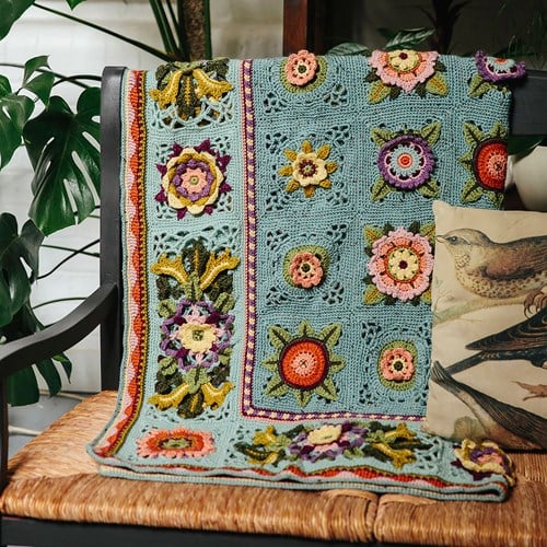 Fruit Garden - Janie Crow - Blanket Love is Enough CAL Yarn Kit-2