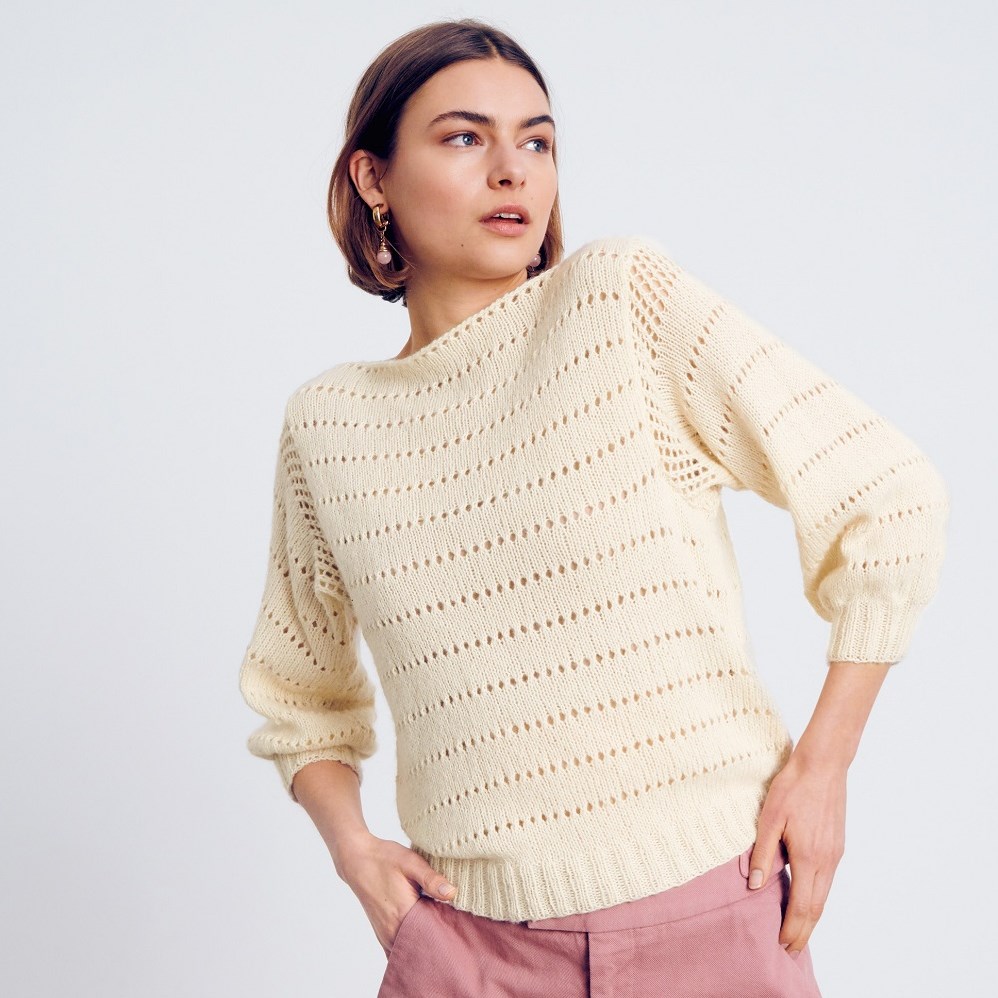 Ecopuno Romantic Summer Sweater Knitting Kit 36 38