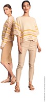 Knitting Pattern Ecopuno Striped Bobble Sweater-2