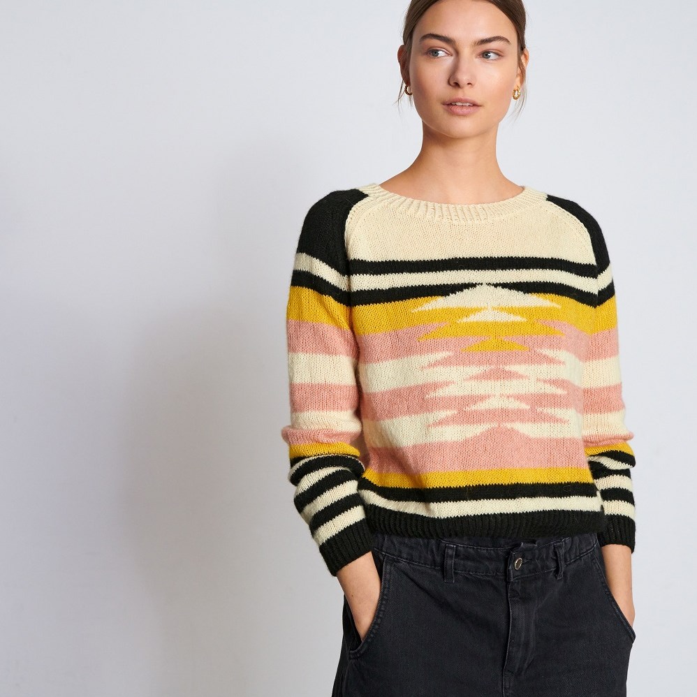 Ecopuno Graphic Raglan Sweater Knitting 