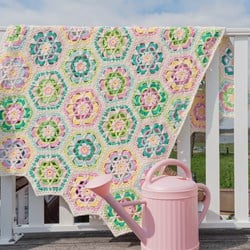 Yarn and Colors Garden Party Blanket Crochet Kit