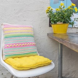 Yarn and Colors Garden Party Cushion Crochet Kit