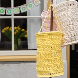Crochet Pattern Yarn and Colors Garden Party Lantern