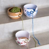 Durable Aluminum Yarn Bowl Rose-3