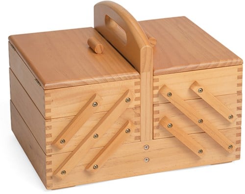 Sewing Box Wood Cantilever S