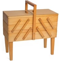 Sewing Box Wood Cantilever M